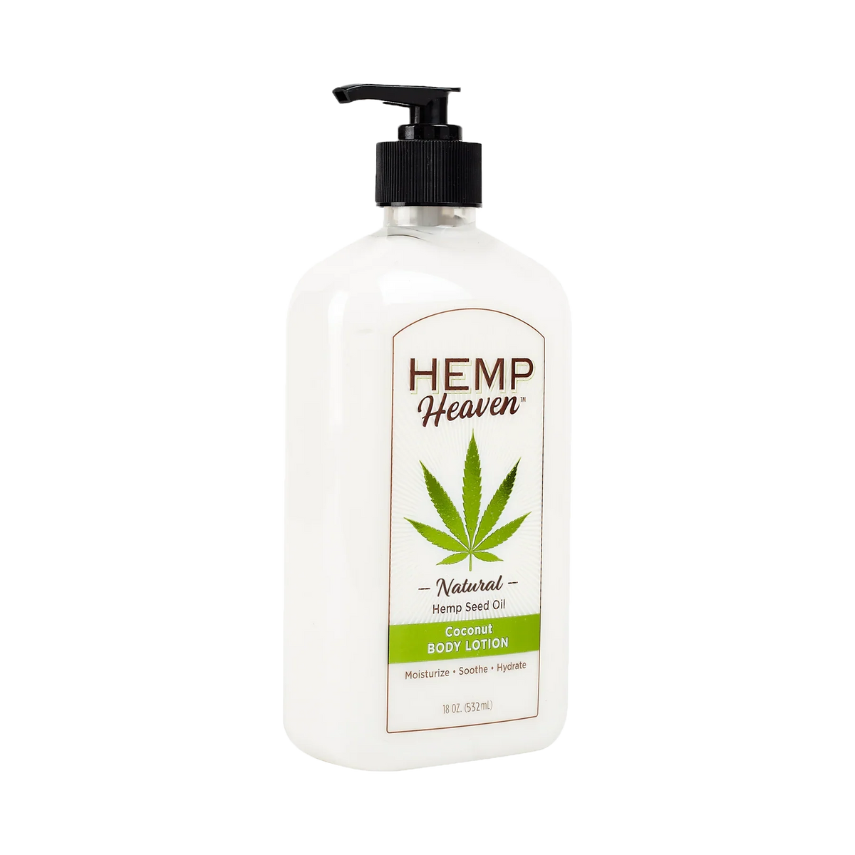 18oz Hemp Heaven Coconut Lotion, 639