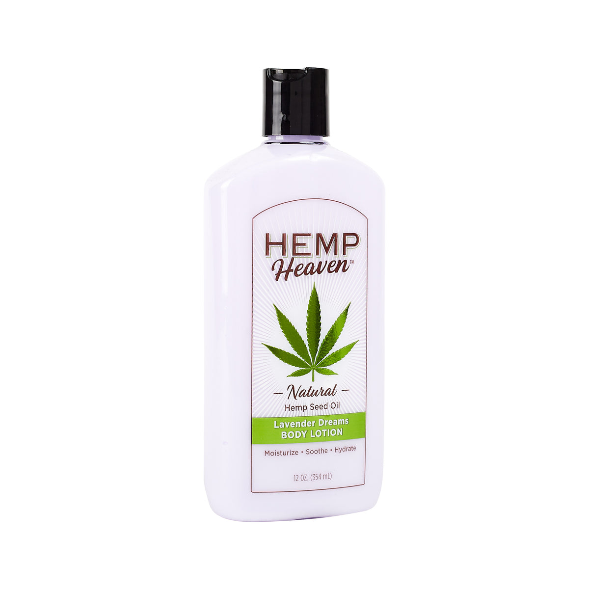 12oz Hemp Heaven Seed Oil Lavender Lotion 304-20838