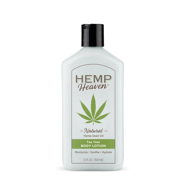 12 oz Hemp Heaven Tea Tree Body Lotion