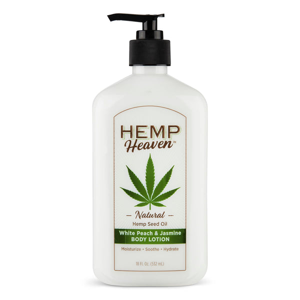 18oz Hemp Heaven Peach & Jasmine Lotion with Pump 674