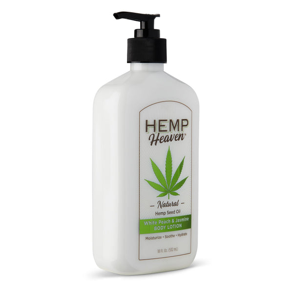 18oz Hemp Heaven Peach & Jasmine Lotion with Pump 674