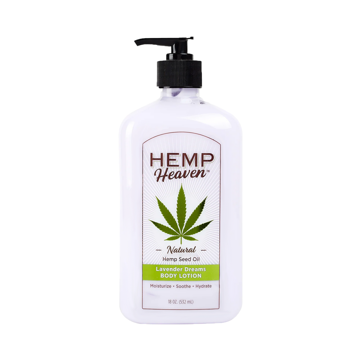 18oz. Hemp Heaven Lavender Lotion 657