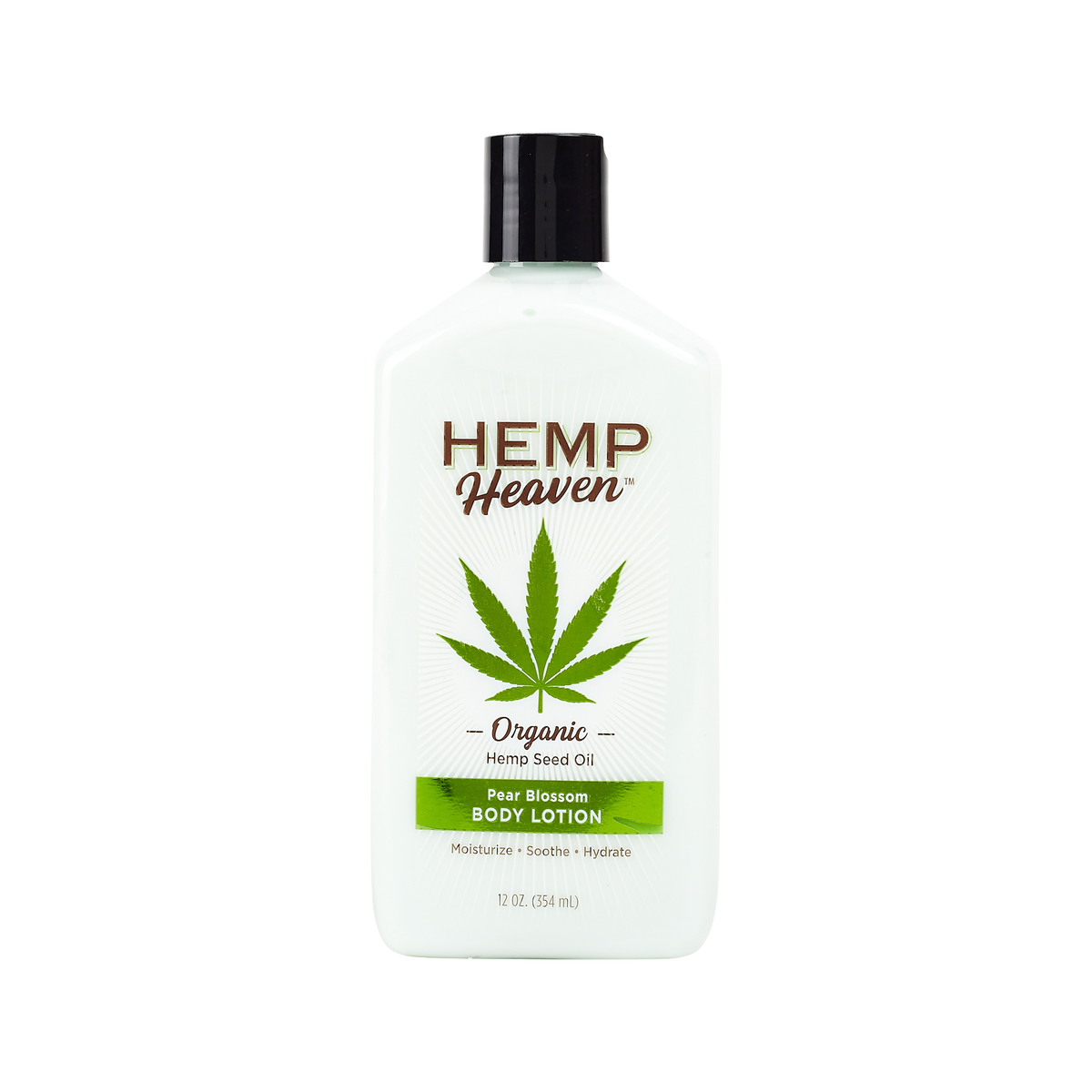 12oz Hemp Heaven Seed Oil Pear Blossom Lotion 398-8