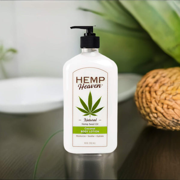 18oz Hemp Heaven Coconut Lotion, 639