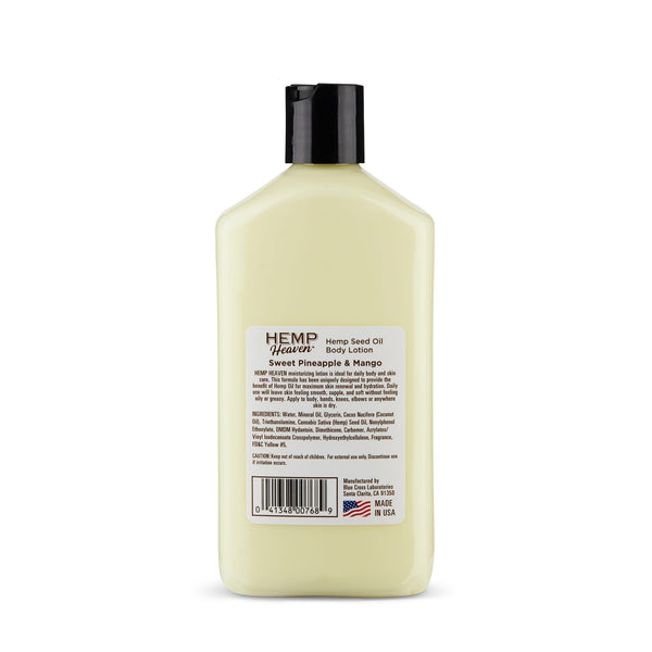 12oz Hemp Heaven Pineapple & Mango Body Lotion 768