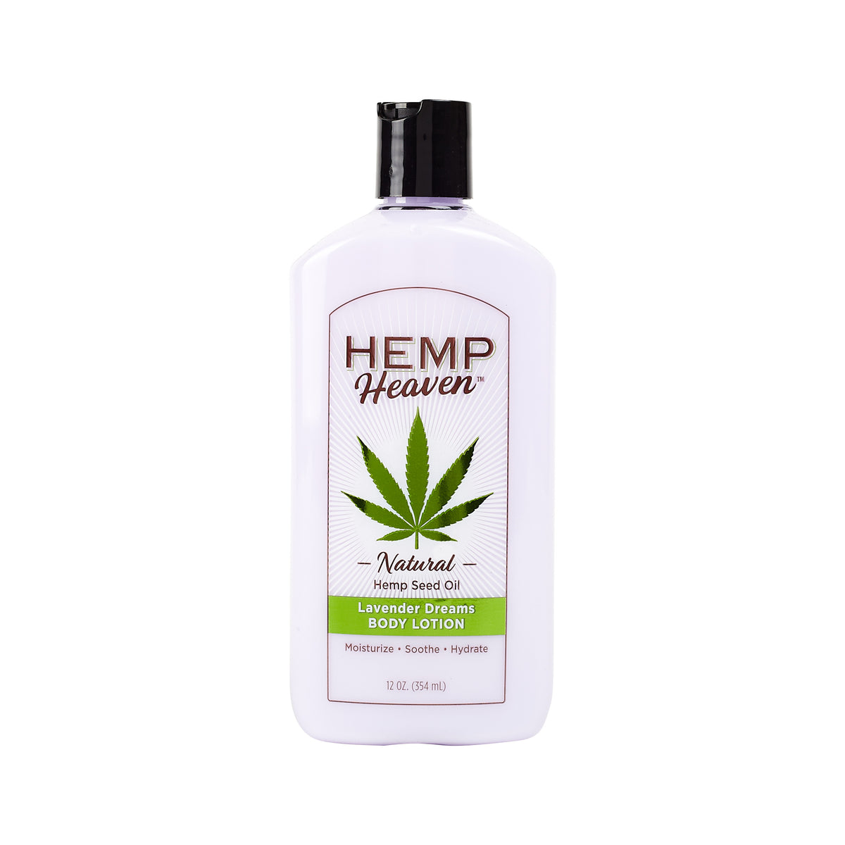 12oz Hemp Heaven Seed Oil Lavender Lotion 304-20838