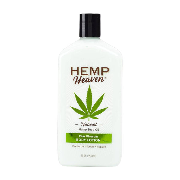 12oz Hemp Heaven Seed Oil Pear Blossom Lotion 398-8